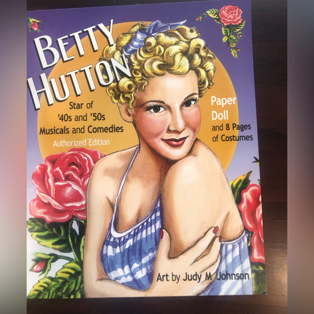 Betty Hutton paper doll book
